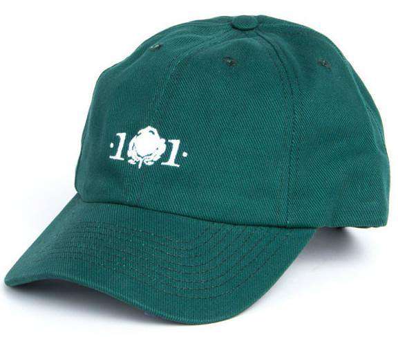 Logo Hat in Green by Cotton 101 - Country Club Prep