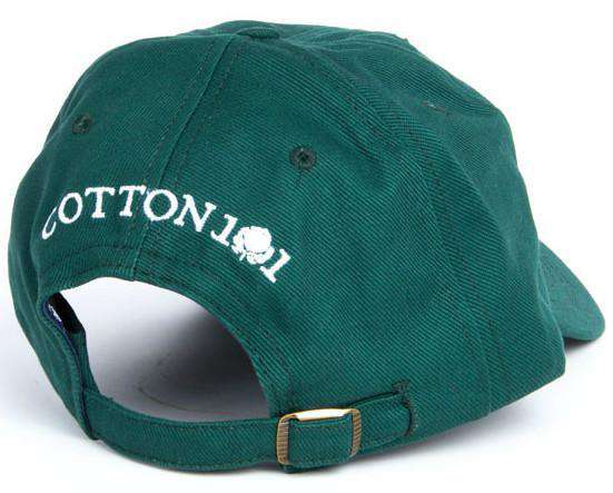 Logo Hat in Green by Cotton 101 - Country Club Prep