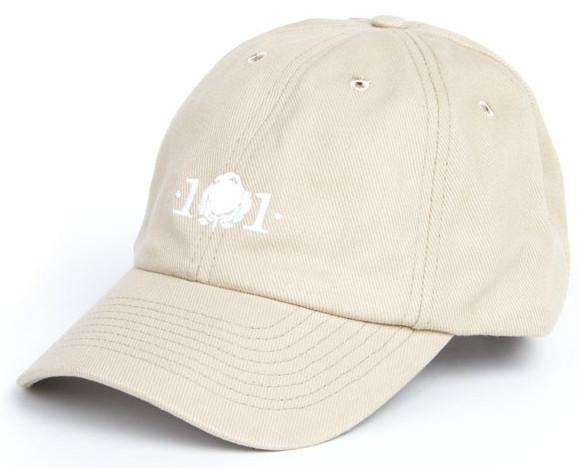 Logo Hat in Khaki by Cotton 101 - Country Club Prep