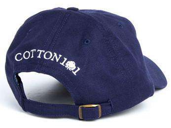 Logo Hat in Navy by Cotton 101 - Country Club Prep