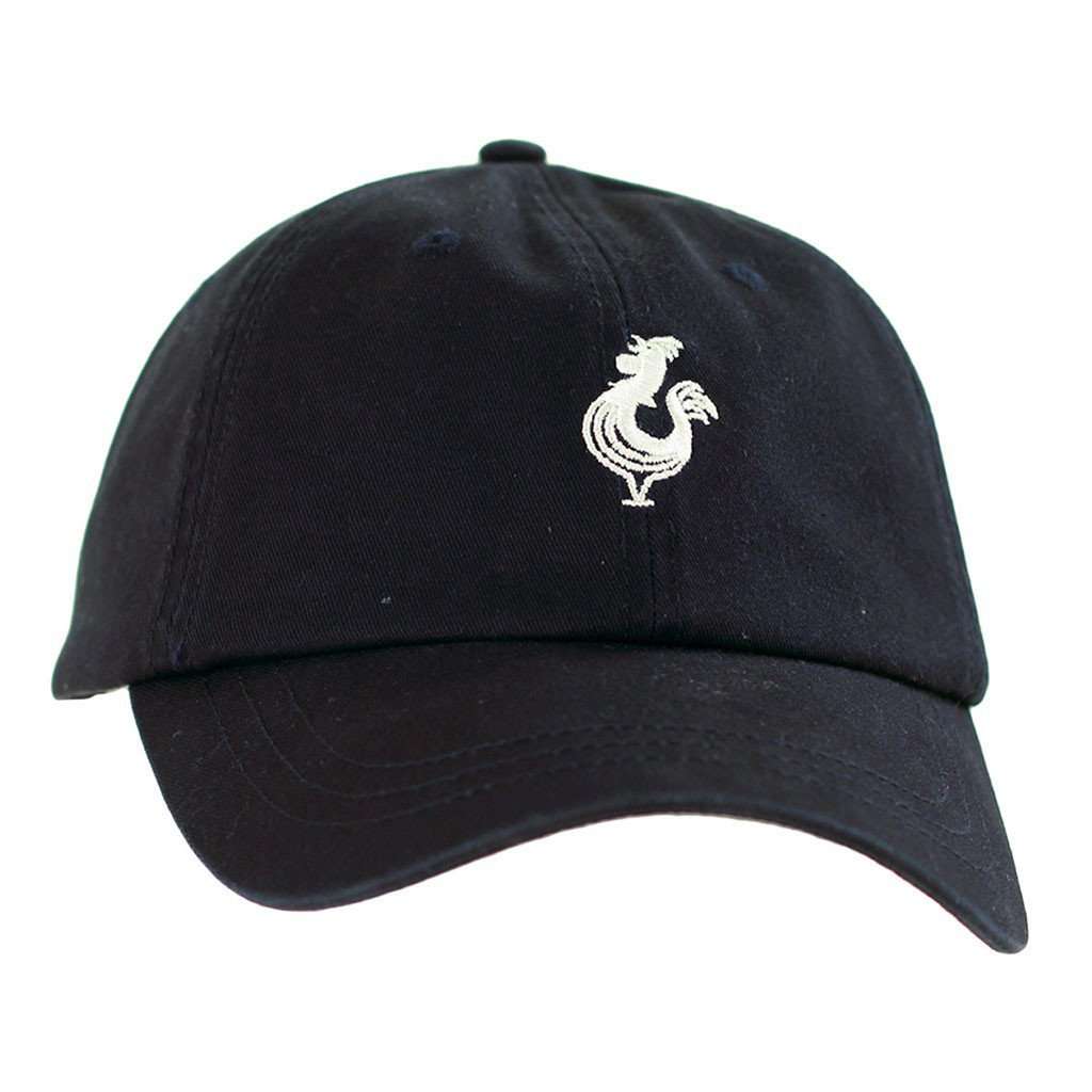 Logo Hat in Navy by Fripp & Folly - Country Club Prep