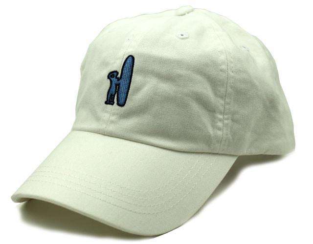 Logo Hat in White by Johnnie-O - Country Club Prep