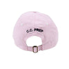 Longshanks Logo Hat in Pink Seersucker by Country Club Prep - Country Club Prep