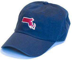 Massachusetts Boston Gameday Hat in Blue by State Traditions - Country Club Prep