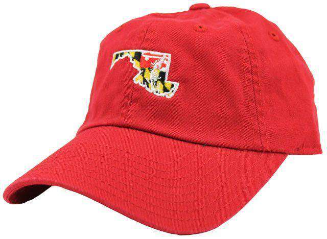 MD Traditional Hat in Red by State Traditions - Country Club Prep