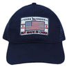 Mesh Back Not Made In China Hat in Navy by Over Under Clothing - Country Club Prep