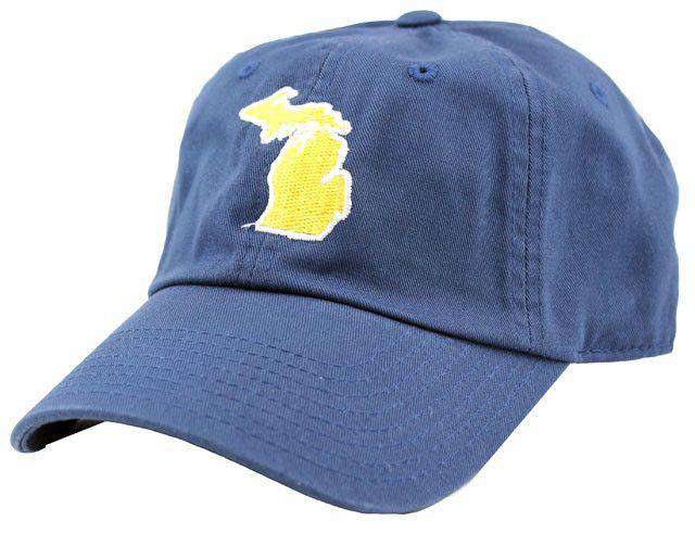 Michigan Ann Arbor Gameday Hat in Navy by State Traditions - Country Club Prep
