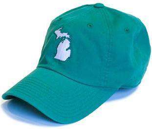 Michigan East Lansing Gameday Hat in Green by State Traditions - Country Club Prep