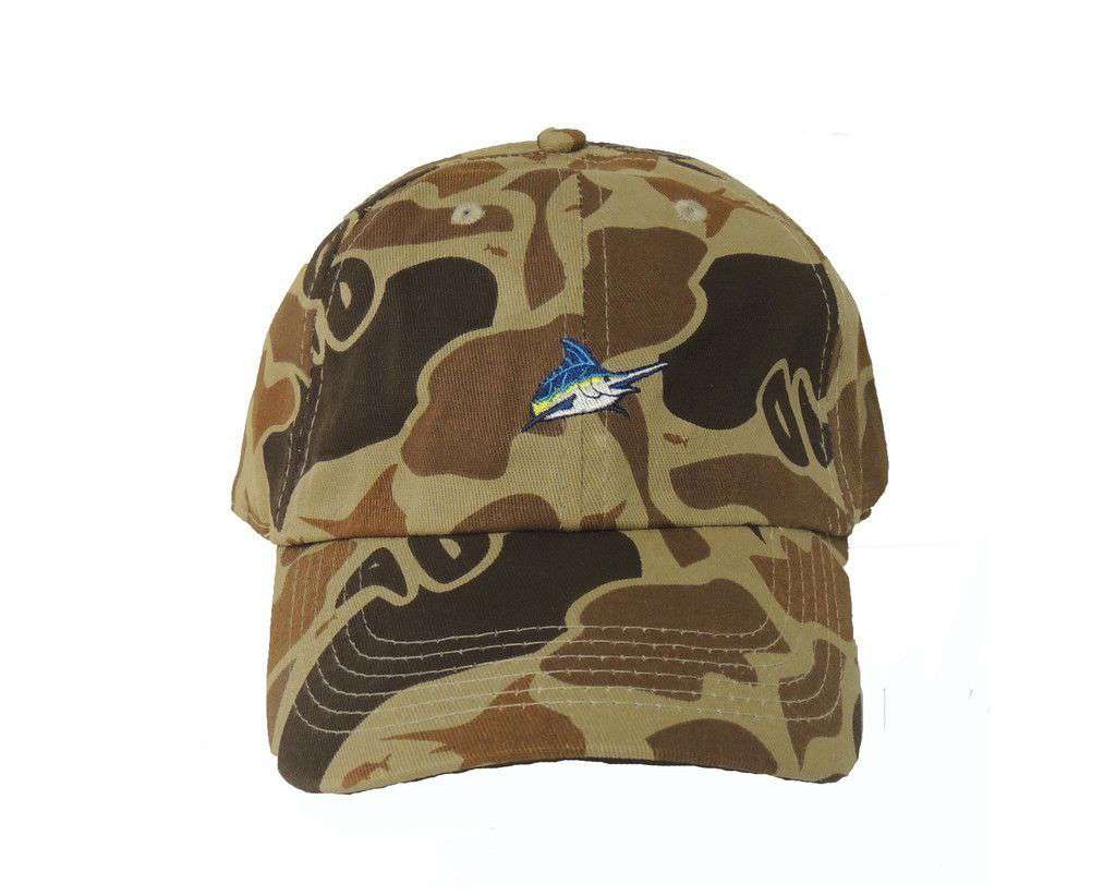 Mini Marlin Logo Hat in Camo by Atlantic Drift - Country Club Prep