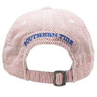 Mini Skipjack Hat in Red Seersucker by Southern Tide - Country Club Prep