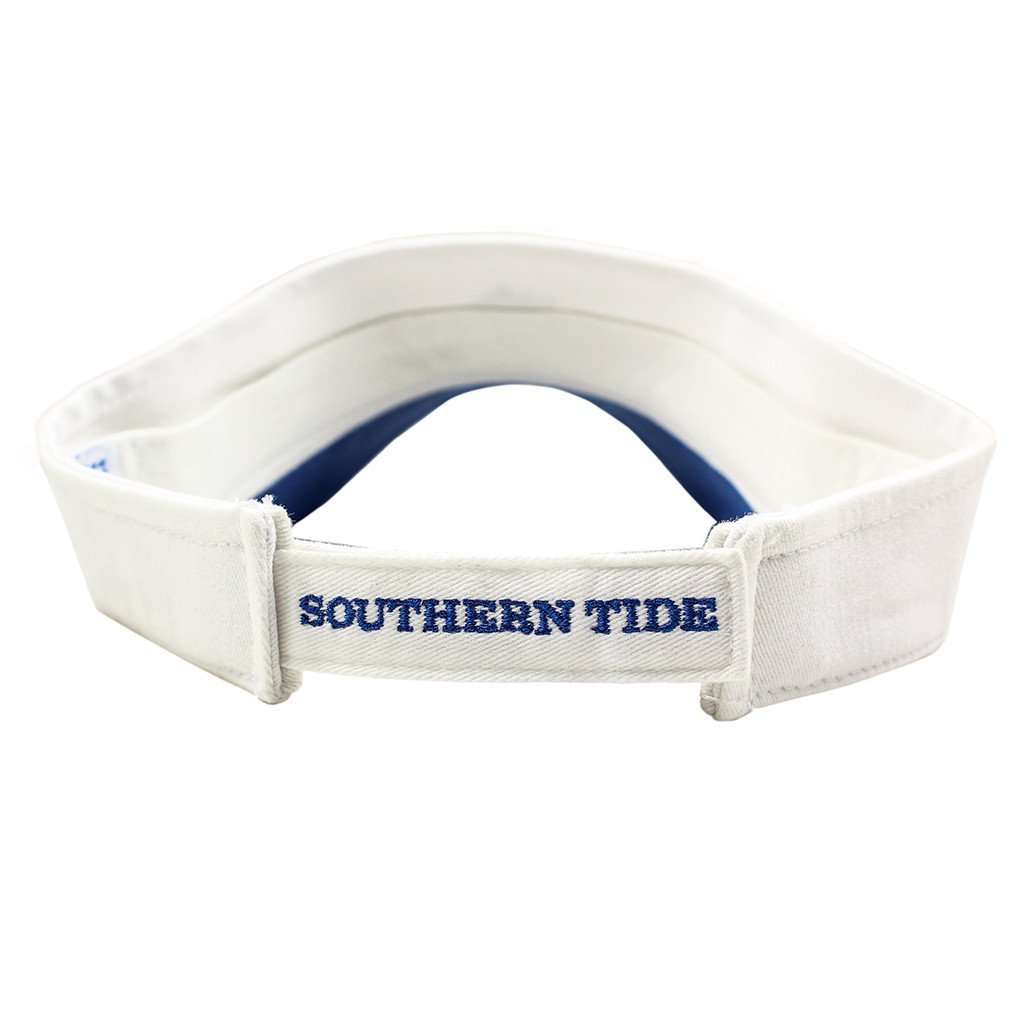 Mini Skipjack Visor in White by Southern Tide - Country Club Prep