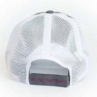 Mississippi Starkville Gameday Trucker Hat in Grey by State Traditions - Country Club Prep