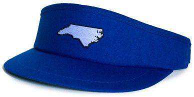 NC Durham Gameday Golf Visor in Blue by State Traditions - Country Club Prep
