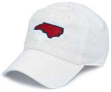 NC Raleigh Gameday Hat in White by State Traditions - Country Club Prep
