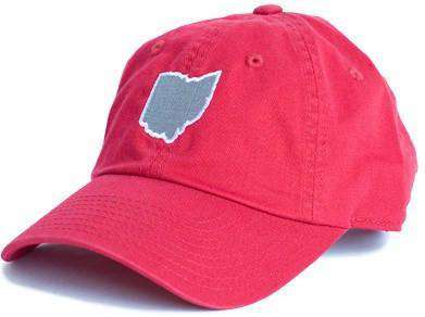 Ohio Columbus Gameday Hat in Red by State Traditions - Country Club Prep
