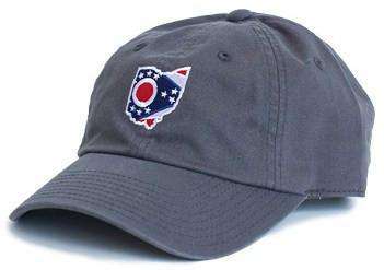 Ohio Traditional Hat in Grey by State Traditions - Country Club Prep