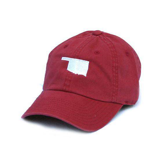 OK Norman Gameday Hat in Crimson by State Traditions - Country Club Prep