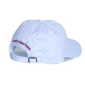 OK Norman Gameday Hat in White by State Traditions - Country Club Prep