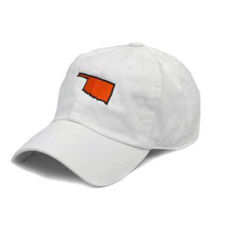 OK Stillwater Gameday Hat in White by State Traditions - Country Club Prep