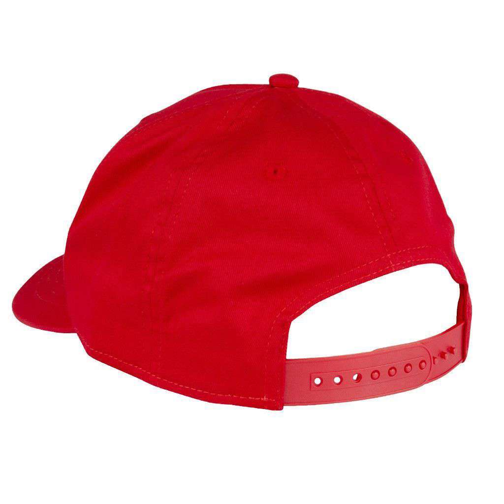 Old Glory All Twill Hat in Red by Rowdy Gentleman - Country Club Prep