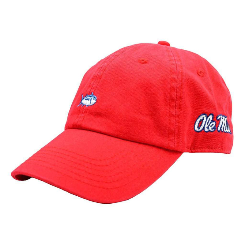 Ole Miss Mini Skipjack Hat in Red by Southern Tide - Country Club Prep