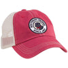 Original Logo Patch Trucker Hat in Red by Southern Proper - Country Club Prep