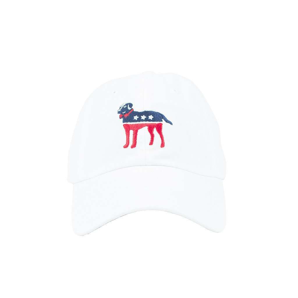 Party Animal Hat in White by Southern Proper - Country Club Prep