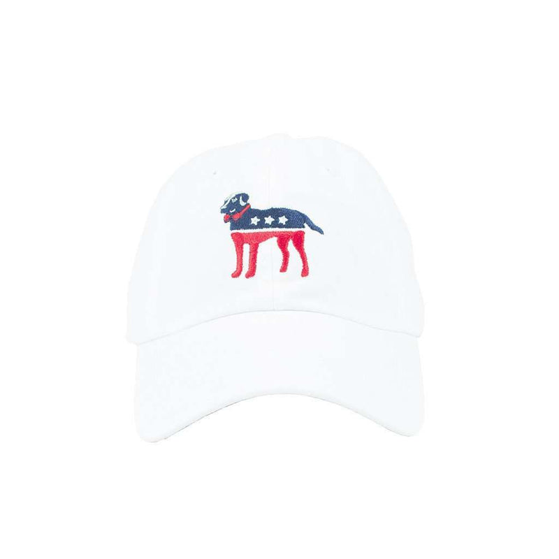 Party Animal Hat in White by Southern Proper - Country Club Prep