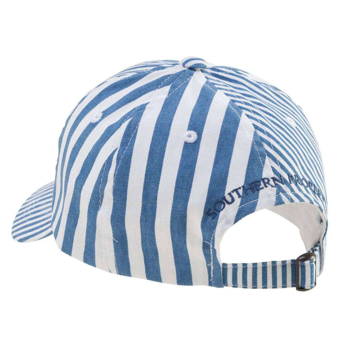 Patchwork Frat Hat in Blue Madras by Southern Proper - Country Club Prep