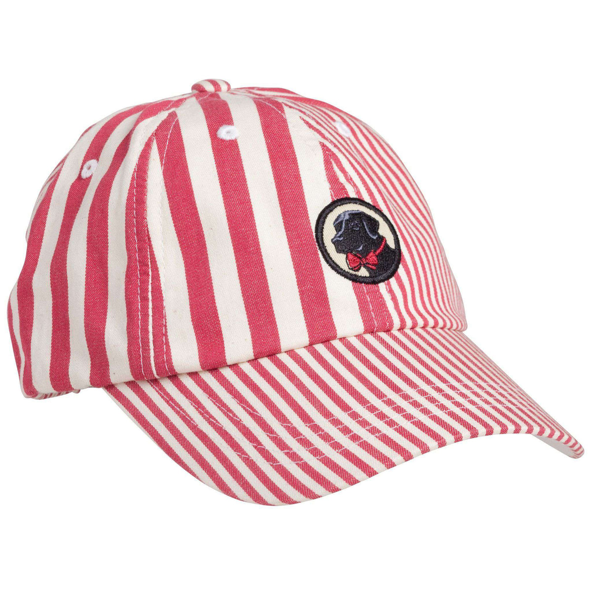 Patchwork Frat Hat in Red Madras by Southern Proper - Country Club Prep