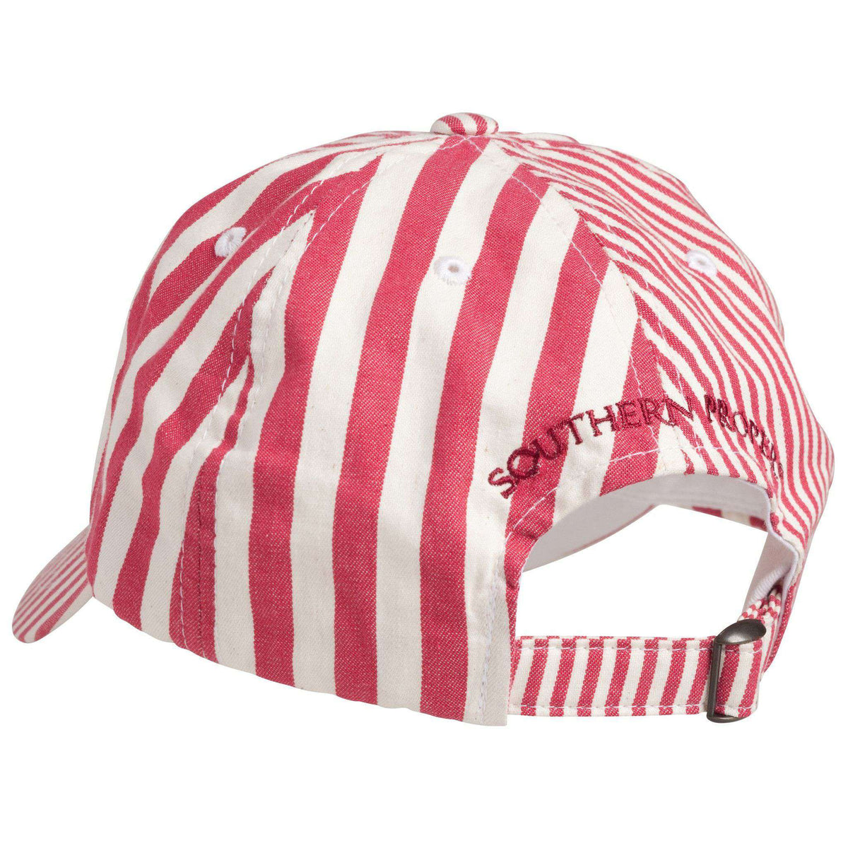 Patchwork Frat Hat in Red Madras by Southern Proper - Country Club Prep