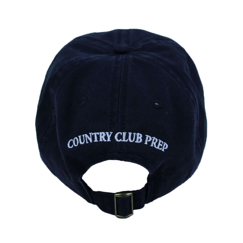 Patriotic Longshanks Hat in Navy Twill by Country Club Prep - Country Club Prep