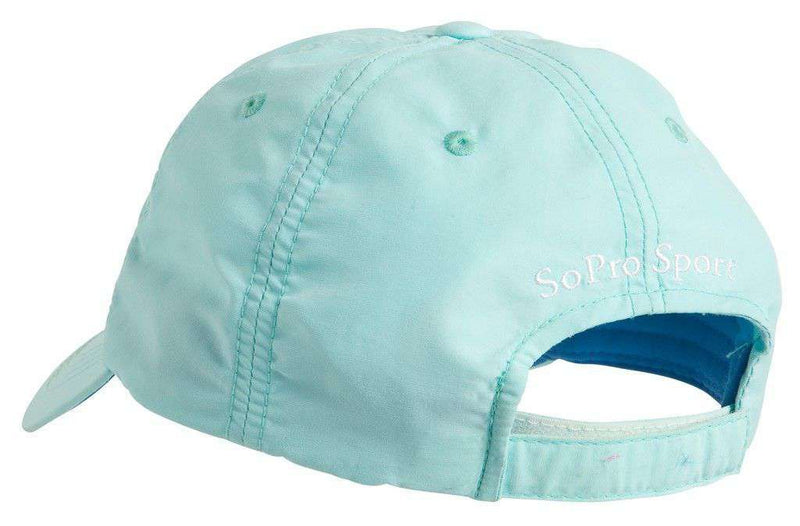 Performance Hat in Aqua by Southern Proper - Country Club Prep