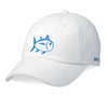 Printed Skipjack Hat in White by Southern Tide - Country Club Prep
