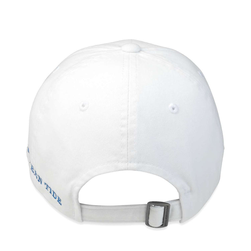 Printed Skipjack Hat in White by Southern Tide - Country Club Prep