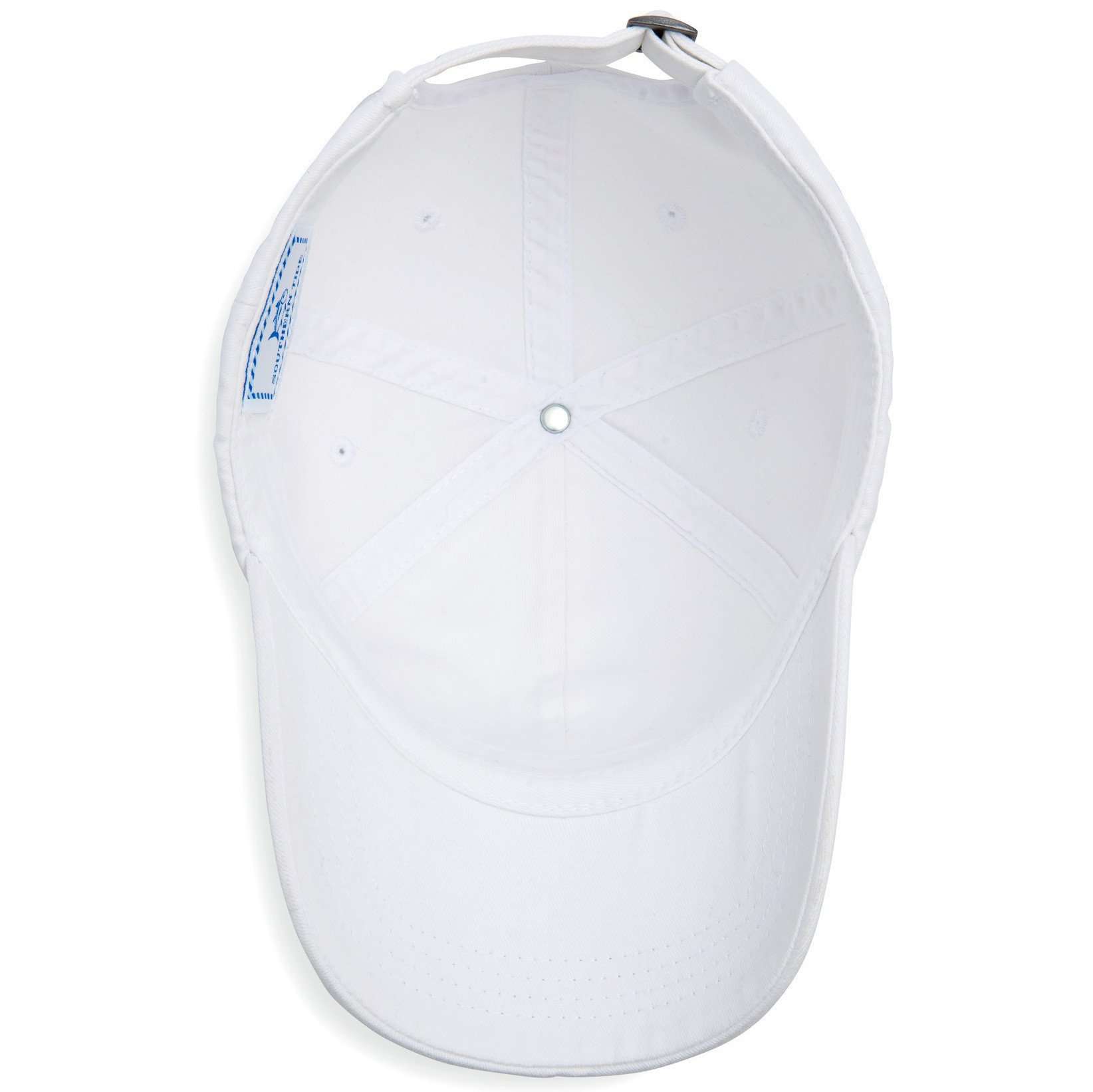 Printed Skipjack Hat in White by Southern Tide - Country Club Prep
