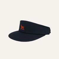 Pro Tour Visor in Navy & Orange by Over Under Clothing - Country Club Prep