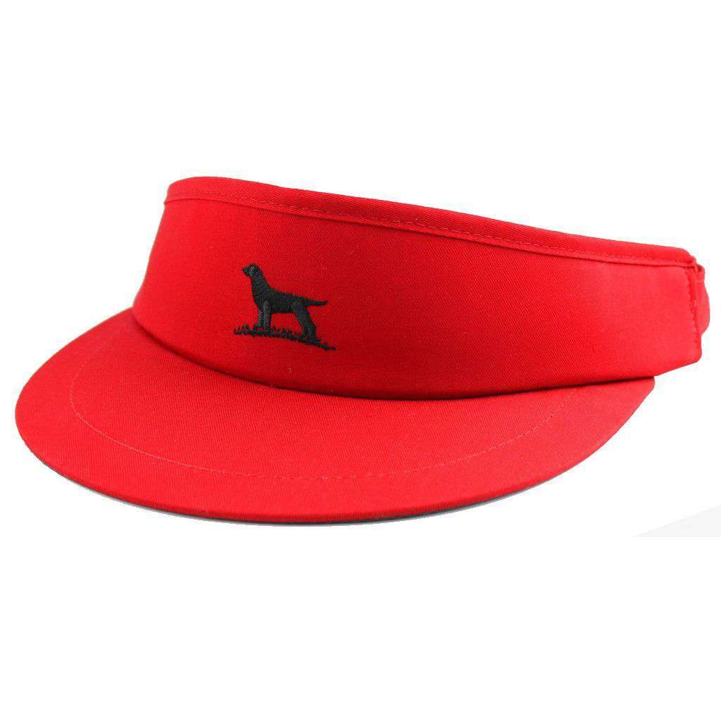 Pro Tour Visor in Red by Over Under Clothing - Country Club Prep