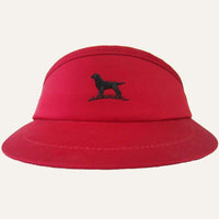 Pro Tour Visor in Red by Over Under Clothing - Country Club Prep