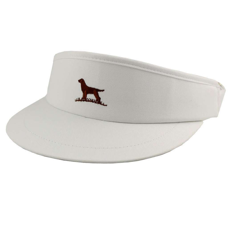 Pro Tour Visor in White by Over Under Clothing - Country Club Prep