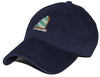 Rainbow Fleet Needlepoint Hat in Navy by Smathers & Branson - Country Club Prep