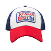 Reagan Bush 84 Meshback Hat in Red, White and Blue by Rowdy Gentleman - Country Club Prep
