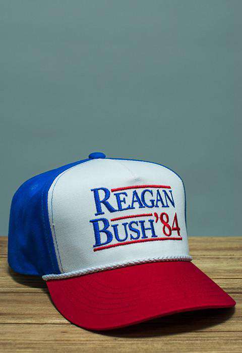 Reagan Bush '84 Rope Hat in Red, White and Blue by Rowdy Gentleman - Country Club Prep
