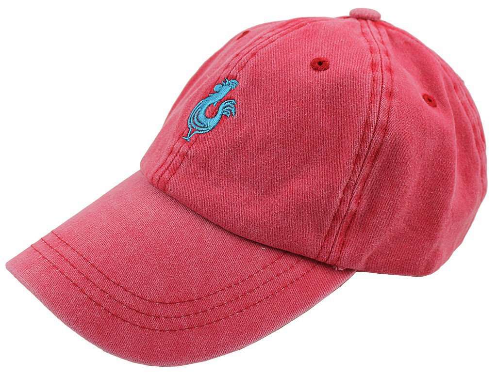 Red Logo Hat by Fripp & Folly - Country Club Prep