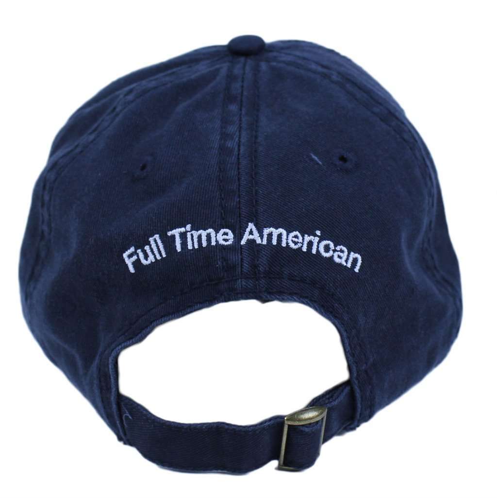 Republican Twill Hat in Navy by Full Time American - Country Club Prep