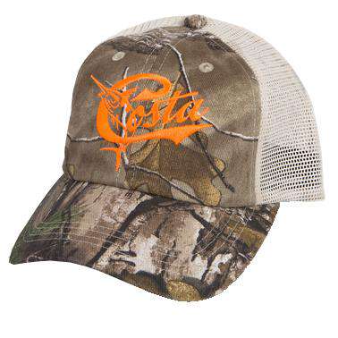 Retro Trucker Hat in Camo by Costa Del Mar - Country Club Prep