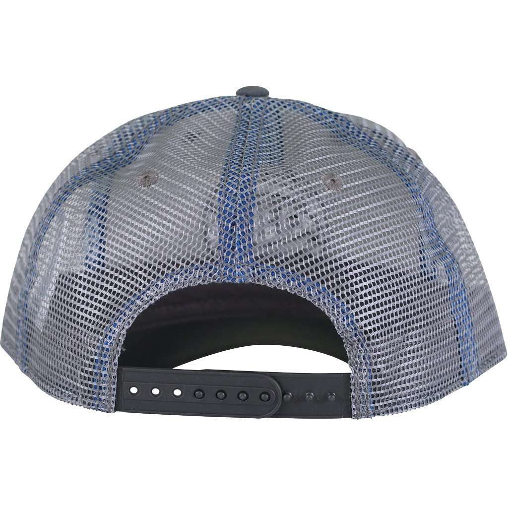 Rounder Trucker Hat in Charcoal by AFTCO - Country Club Prep