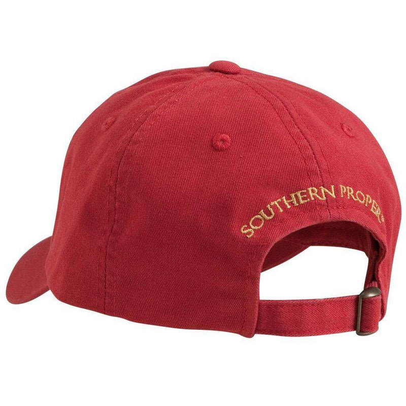 Savannah Bourbon Recipe Hat in Red by Southern Proper - Country Club Prep
