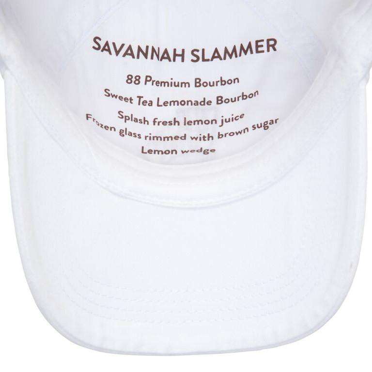 Savannah Bourbon Recipe Hat in White by Southern Proper - Country Club Prep