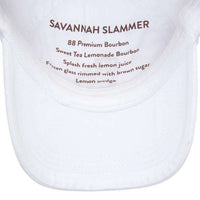 Savannah Bourbon Recipe Hat in White by Southern Proper - Country Club Prep